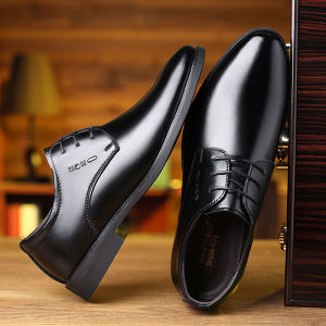 Business Casual Leather Shoes Soft Bottom Breathable for Autumn Winter Large Size 45 46 47 Mens Shoes Suitable for Work Interviews And Leisure
