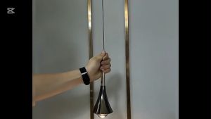 Modern Luxury Bedroom Decoration Chandelier  Aluminum Electroplate Acylic Lampshade Pendant Light