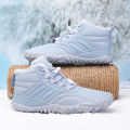 Snow BOOTS กันน้ําผู้ชายฤดูหนาวรองเท้า Barefoot ข้อเท้ารองเท้า 36-46 คู่รองเท้าเดินป่ากลางแจ้งรองเท้า WARM Plush รองเท้า. 