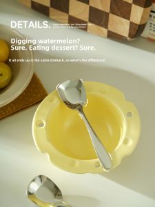 SIYUE | Long Handle Cute Stainless Steel Spoon
