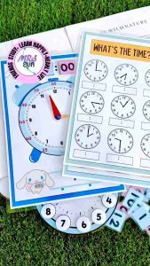 Math TICK-TOCK Time Learning | Cinnamoroll | Belajar Masa & Jam Latihan | Preschool Learning Toys
