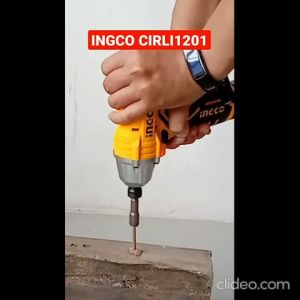 Panduan Lengkap: Set INGCO CIRLI1201 Cordless Impact Driver 100Nm 12v Bor Obeng S12