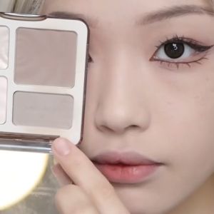 JUDYDOLL x Mummygrab Highlight & Contour Palette Natural Long-lasting Waterproof (9g)