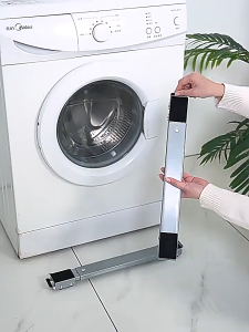 Washing Machine Stand Heavy Duty Furniture Mover Roller Adjustable Fridge Metal Base Feet 200KG