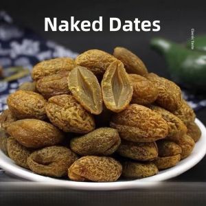 Nucleus-Free Olive Snack with Licorice Flavor De-Nucleated Leisurely Consumed Sweetened Dried Fruit Fragrant Spice Included