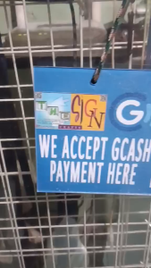 GCASH SCAN TO PAY QR CODE. STORE COUNTER ACRYLIC PRINTED SIGNAGE 5”X8” 3 mm. Available in any size (pre order).