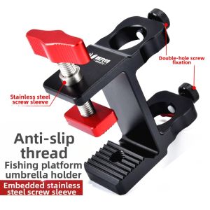 MLZH | Anti-Slip Fishing Umbrella Stand Magnesium-Aluminum Alloy