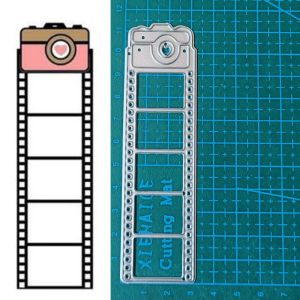 camera Metal Cutting Dies Mold Scrapbooking Decoration Paper Cards Craft Knife Mould Blade Punch Template Embossing Stencils