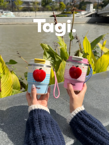 Tagi. Imagine Apple Vacuum Bottle Stainless Steel Water Bottle Tumbler Thermal Flask 360ML