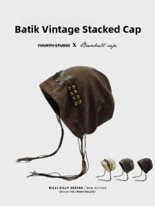 BILLI ZILLY | Knitted Pom-Pom Hat with Tassel and Beads for Women Autumn Winter