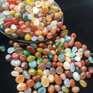 100g Agate Pebbles Colorful Decorative Stones for Aquarium Vase Fillers Succulent Air Plant Home Decor