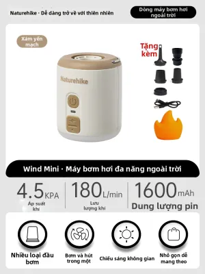 NatureHike | Bơm Điện Hơi & Xả Hơi và Đèn 3 trong 1