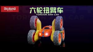 Xe điều khiển xe địa hình 7 động tác 6 bánh phun khói có sạc