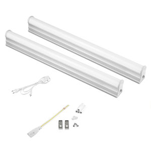 Đèn Thanh LED T5 T8 29cm 30cm Ống Tích Hợp Nhôm Chiếu Sáng Tường Nhà Bếp Trong Nhà 110V 220V Đèn Huỳnh Quang Độ Sáng Cao