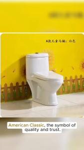 Water closet for kids American Classic Small water closet for Kids / Kids Toilet / Kids Ceramic Toilet / Floor Discharge.