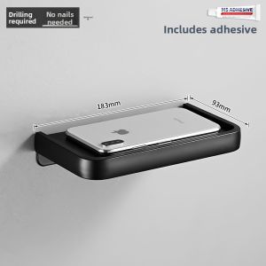 MOSHANG | Foldable Paper Towel Holder & Wall-Mounted Phone Stand