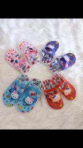 NONI Shoes - Sandal Bunyi Cit-cit Kitty 24-29 Laki Perempuan Motif Kitty Superhero / Sandal Selop Bakpao Anak Kekinian Tali Belakang Warna Warni Murah / Sandal Selop Kokop / Sandal Santai / Sandal Karet PVC / SandalCrocs / Sandal Tahan Air / Sandal Anak