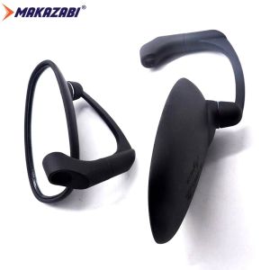 8/10mm Motorcycle Rearview Side Mirror Round Retro Modified Motorbike Cafe Racer Rear view Mirrors Universal For Yamaha RS110F SR400 XJR1200 XJR1300 XJR400 XT1200 xsr 155 XSR700 XSR900 Honda Rebel 500 Rebel 300 Kawasaki W800 VN900 etc