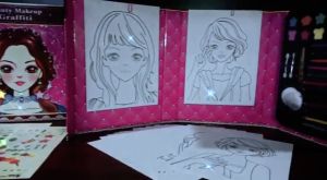 Mainan Anak Menggambar Mewarnai Makeup Gambar Beauty Makeup Art Book