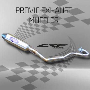 knalpot racing crf150l klx150l klx150bf klx150s klx150g dtracker model rocket 4 STAINLESS Provic