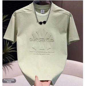 Summer Designer Silk Blend Luxe Men T-Shirt