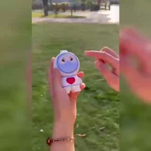 พัดลมพา พัดลมคล้อง การ์ตูนหมอ พัดลมเล็ก มินิ USB ชาร์จ แขวนคอ พัดลม ไร้ใบพัด