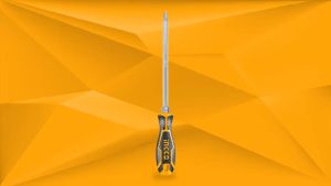 Tua vít 2 đầu thép CRV cán nhựa cao su INGCO AKISD0201 6.35X160MM /AKISD0202 6.35X75MM