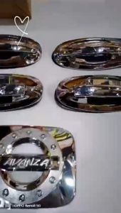 PAKET OUTER HANDLE MODEL COPOT TARIK CHROME KOREA TANK COVER AGYA 2012 2013 2014 2015 2016 2017