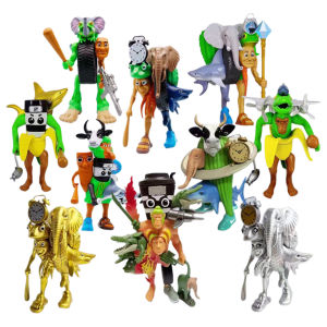 รูปปั้นสัตว์ประหลาด 10 ตัวสุดท้ายของปลาฉลาม AI ต่างชาติ รูปปั้นสัตว์ประหลาดแบบผสมผสาน ของเล่นสำหรับเด็ก ของขวัญ