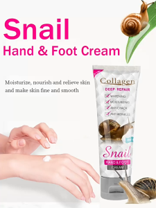 [TOP SELLING ITEMS] *PEI MEI* Collagen Snail Hand & Foot Cream (80ML) – Moisturizing Repairing Anti-Aging Formula for Dry Skin - 100% AUTHENTIC BY BEAUTY BESTIE