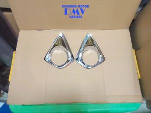 Garnish Ring Cover Foglamp Chrome Bemper Depan Toyota Grand New Avanza Xenia 2015 2016 2017 2018