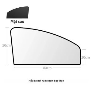 1-4 Tấm Che Nắng Cửa Sổ Bên Hông Ô Tô Có Nam Châm Rèm Che Riêng Tư Chống Tia UV Chống Chói Cách Nhiệt Cho Cửa Sổ Phía Trước & Phía Sau