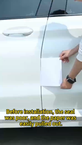 5m 3 layers 6 holes Car Door Sealing Strip Thickened Waterproof dustproof and soundproof Anti-aging Insulation Rubber Seal Strip car door seal strip rubber Fits for All Vehicles
