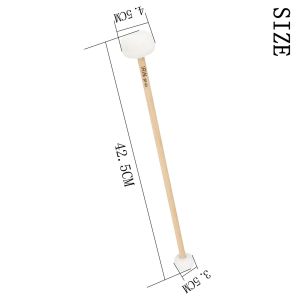 IRIN | IRIN Drumsticks Steel Tongue Drum Sticks Marimba Wooden Piano Mallet Wool Head Beech Wood Material Percussion Parts Accessories