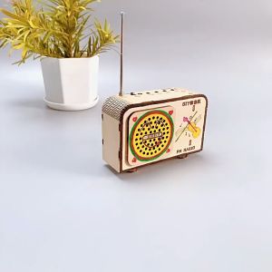 Mô Hình Máy Phát Thanh Đài FM Đài Radio Phát Minh Tự Làm Bằng Tay Vật Liệu Gỗ Lắp Ráp Khoa Học Thủ Công Vật Lý Sản Phẩ