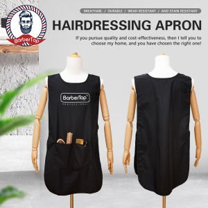 Hairdressing Work Clothes Barber Shop Small Work Clothes Double-Sided Work Clothes Apron Hairdresser Assistants Exclusive Waterproof High-End Wrap