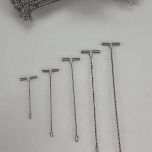 30 Chiếc Chống Rối Thép Không Gỉ Vòng Treo Hình Chữ T Giàn Câu Cá Chân Đế Cân Bằng Móc Dây Cánh Tay Câu Cá Cho Câu Cá
