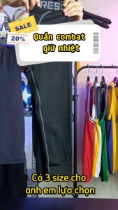 Quần thể thao Combat - Quần tập thể dục thể thao nén thấm mồ hôi khô nhanh