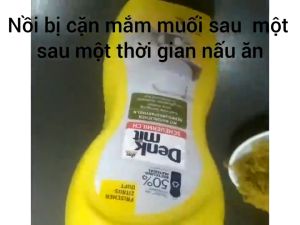 Kem Tẩy Rửa Bồn Chậu Xoong Nồi Inox Denkmit Tẩy sạch và làm sáng bóng các bề mặt Sứ Inox Chai 750ml