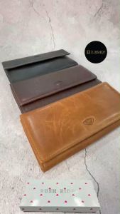 Rush Rider 100% Full Cowhihe Leather Long Wallet Girl Wallet Women Purse Wallet