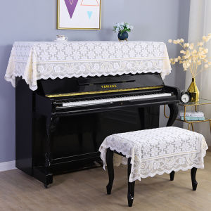Hiện Đại Đơn Giản Bắc Âu Chống Bụi Điện Đàn Piano Bàn Phím Vải Bảo Vệ Bọc Ghế Nửa Nắp Đàn Piano Khăn