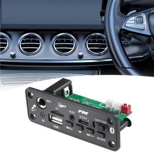 Aideepen | MP3 Bluetooth Amplifier Decoder Board 2 * 3W With Microphone Jack MIC Bluetooth 5.3 Lossless U Disk TF Card AUX Player