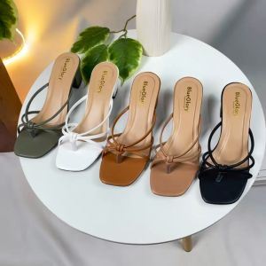 Blueglory - AMIRA Sepatu Heels Wanita Sendal Hak Tahu 5Cm / CLEO sandal tali wanita heels