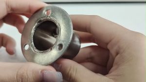 BLINGOO Stainless Round Tube Pipe Flange Seat ocket Flange Wall Mount Pipe Bracket Round Tube Curtain Rod Holder