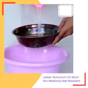 tambal Panci Alumunium Lakban Panci / Isolasi Lem Tambal Panci - Aluminium Foil Tape Tambal Panci / Tambal Panci Alumunium Foil Tahan Panas Aluminium Murni Non Metalizing Tambal Knalpot Motor Bocor