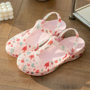 รองเท้าแตะส้นลิ่มสำหรับผู้หญิงในช่วงฤดูร้อนปี 2025 รองเท้าแตะชายหาดระบายอากาศได้ดี พื้นนุ่ม สวมใส่สบาย รองเท้าแตะแบบสวมส้นเตี้ย VEBLEN