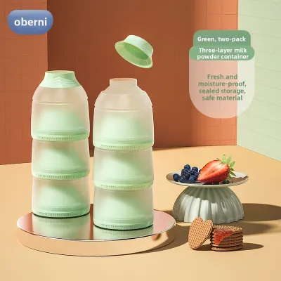 oberni | Portable Baby Formula Container with Sealed Compartments