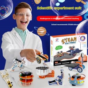 Kids Science Experiment Kit Educational Early Education Primary School Students DIY Handmade Mini Invention Assembly Toy