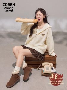 ZHANGDAREN | Bộ Quần Áo Nữ Mùa Đông Dành Cho Người Béo