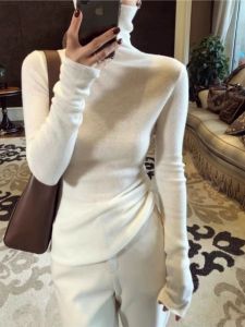 HUOLISI | Women Slim Fit Knit Turtleneck Sweater